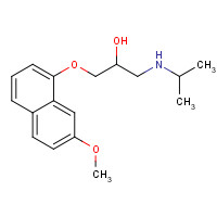 76275-53-1 rac 7-Methoxy Propranolol chemical structure