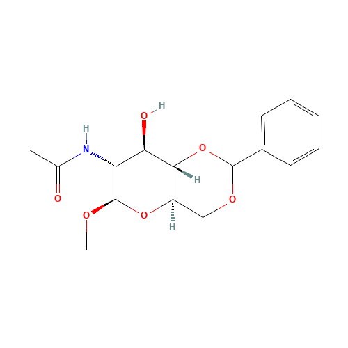 10300-76-2 Methyl 2-Acetamido-2-deoxy-4,6-O-benzlydene-O-?-D-glucopryanoside chemical structure