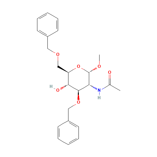 85193-92-6 Methyl 2-Acetamido-2-deoxy-3,6-di-O-benzyl-a-D-glucopyranoside chemical structure
