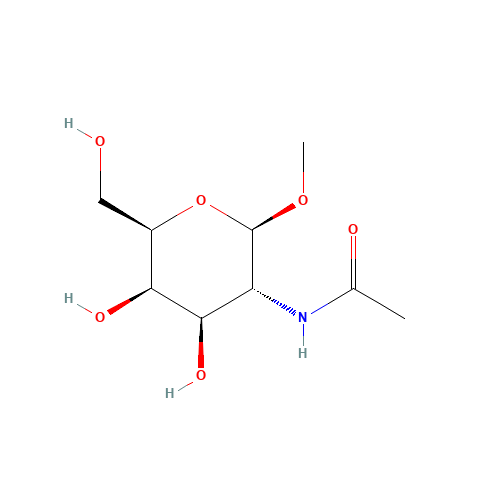 22256-76-4 Methyl 2-Acetamido-2-deoxy-b-D-galactopyranoside chemical structure