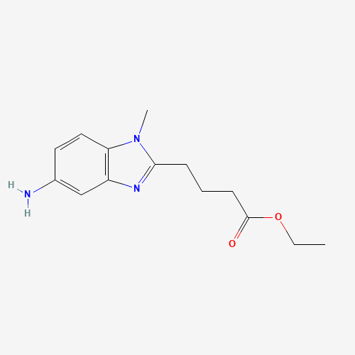3543-73-5 1-Methyl-5-amino-1H-benzimidazole-2-butanoic Acid Ethyl Ester chemical structure