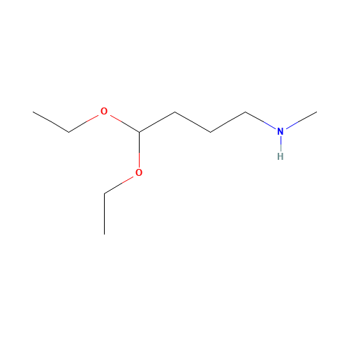 114094-45-0 γ-Methylaminobutyraldehyde Diethyl Acetal chemical structure