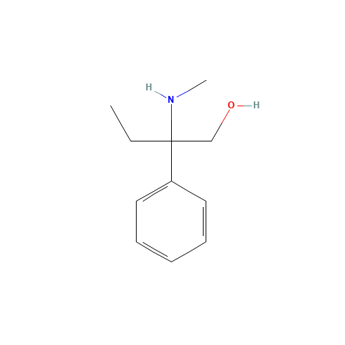78483-47-3 2-Methylamino-2-phenylbutanol chemical structure