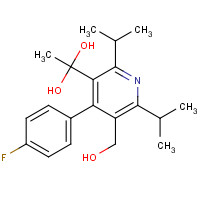 202859-11-8 Methyl 2,6-Diisopropyl-4-(4-fluorophenyl)-5-hydroxymethyl-pyridine-3-carboxy-late chemical structure