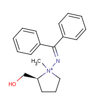 168128-27-6 (2S)-1-Methyl-1-[N-(diphenylmethylene)]-2-hydroxymethylpyrrolidine, Hydrazonium Iodide chemical structure