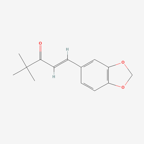 2419-68-3 1-(3,4-Methylenedioxyphenyl)-4,4-dimethyl-pent-1-en-3-one chemical structure