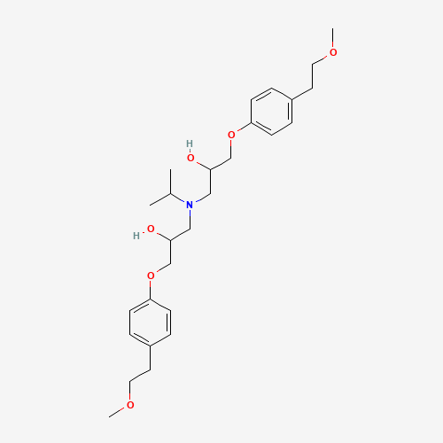 154784-36-8 1,1'-[(1-Methylethyl)imino]bis[3-[4-(2-methoxyethyl)phenoxy]-2-propanol chemical structure