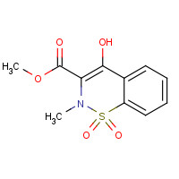 35511-15-0 Methyl 4-Hydroxy-2-methyl-2H-1,2-benzothiazine-3-carboxylate 1,1-Dioxide chemical structure