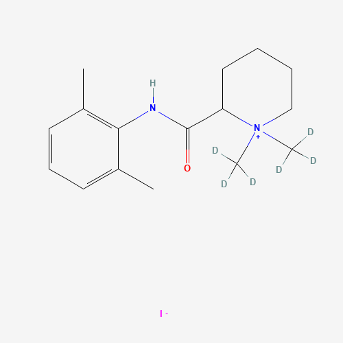 345261-08-7 N-Methyl Mepivacaine-d6 chemical structure