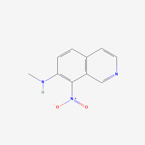 148556-87-0 N-Methyl-8-nitro-7-isoquinolinamine chemical structure