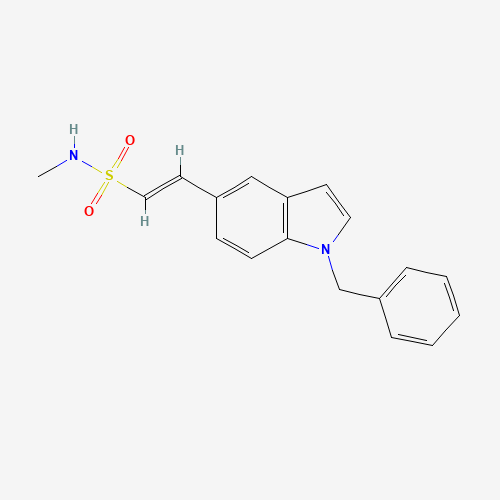 894351-84-9 (1E)-N-Methyl-2-[1-(phenylmethyl)-1H-indol-5-yl]ethenesulfonamide chemical structure