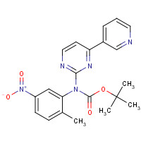 1076198-55-4 N-(2-Methyl-5-nitrophenyl)-N-[4-pyridin-3-yl-pyrimidin-2-yl]-t-boc chemical structure
