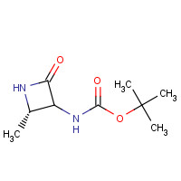 80582-03-2 N-[(2S,3S)-2-Methyl-4-oxo-3-azetidinyl]-carbamic Acid 1,1-Dimethylethyl Ester chemical structure