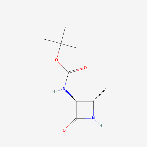 80582-03-2 N-[(2S,3S)-2-Methyl-4-oxo-3-azetidinyl]-carbamic Acid 1,1-Dimethylethyl Ester chemical structure