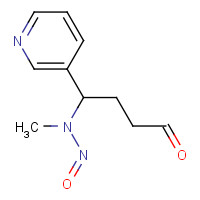 64091-90-3 4-(N-Methyl-N-nitrosamino)-4-(3-pyridyl)butanal chemical structure