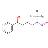 1020719-61-2 4-(Methyl-d3-nitrosamino)-1-(3-pyridyl)-1-butanol chemical structure