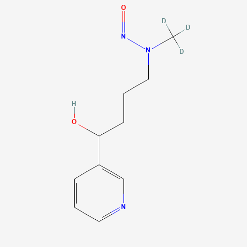 1020719-61-2 4-(Methyl-d3-nitrosamino)-1-(3-pyridyl)-1-butanol chemical structure