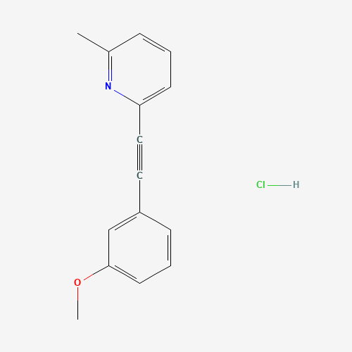 823198-78-3 2-Methyl-6-[(3-methoxyphenyl)ethynyl]pyridine Hydrochloride chemical structure