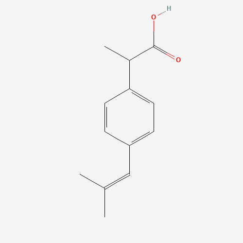 75625-99-9 2-[4-(2-Methylpropenyl)phenyl]propionic Acid chemical structure