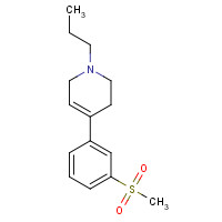 346688-39-9 4-[3-(Methylsulfonyl)phenyl]-1-propyl-1,2,3,6-tetrahydropyridine chemical structure