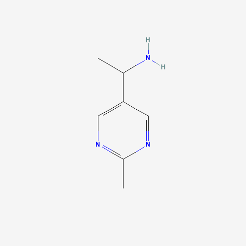 1071435-99-8 1-(2-Methylpyrimidin-5-yl)ethanamine chemical structure
