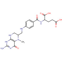 134-35-0 5-Methyltetrahydrofolic Acid Calcium Salt Trihydrate chemical structure