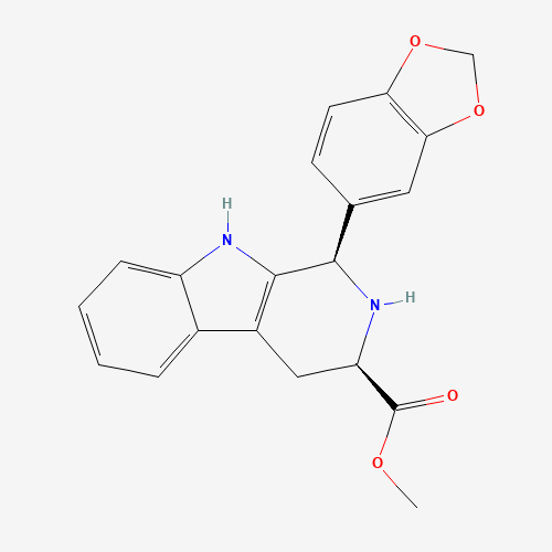 171596-41-1 (1R,3R)-Methyl-1,2,3,4-tetrahydro-1-(3,4-methylenedioxyphenyl)-9H-pyrido[3,4-b]indole-3-carboxylate chemical structure