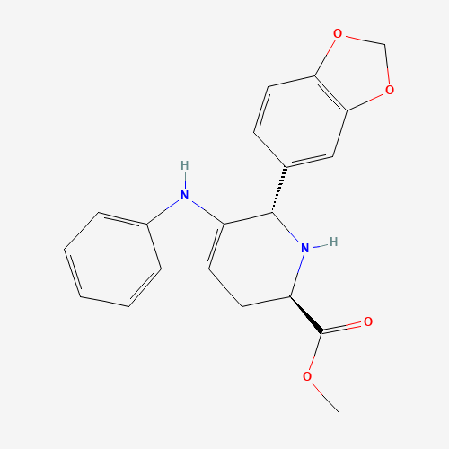 171596-42-2 (1S,3R)-Methyl-1,2,3,4-tetrahydro-1-(3,4-methylenedioxyphenyl)-9H-pyrido[3,4-b]indole-3-carboxylate chemical structure