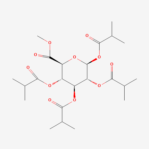 150607-94-6 Methyl 1,2,3,4-Tetra-O-isobutyryl-b-D-glucopyranuronate chemical structure