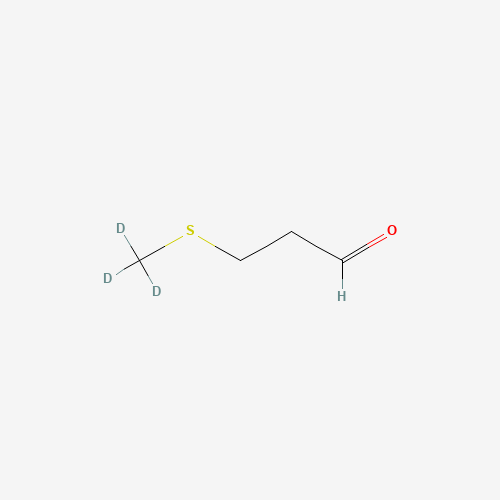 136430-27-8 3-Methyl-d3-thiopropanal chemical structure