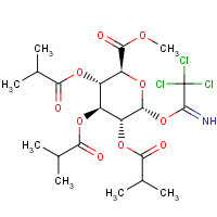 150607-96-8 Methyl 2,3,4-Tri-O-isobutyryl-1-O-trichloroacetimidoyl-a-D-glucopyranuronate chemical structure