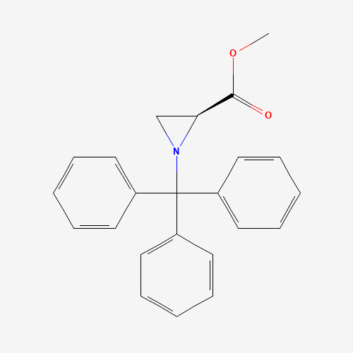 75154-68-6 Methyl (S)-N-Tritylaziridine-2-carboxylate chemical structure