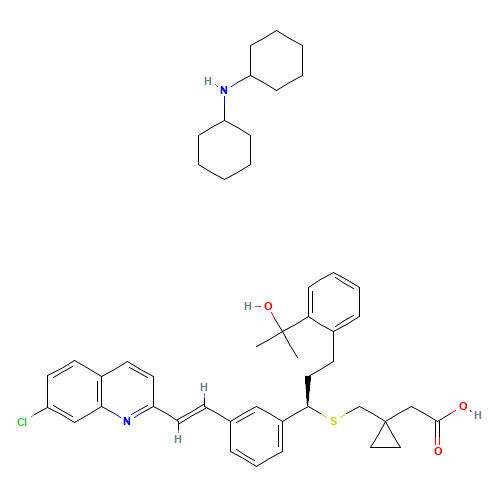 577953-88-9 Montelukast Dicyclohexylamine Salt chemical structure