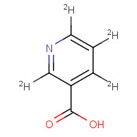 66148-15-0 Nicotinic Acid-d4 chemical structure