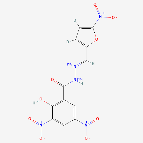 1246833-64-6 Nifursol-15N2,d2 chemical structure