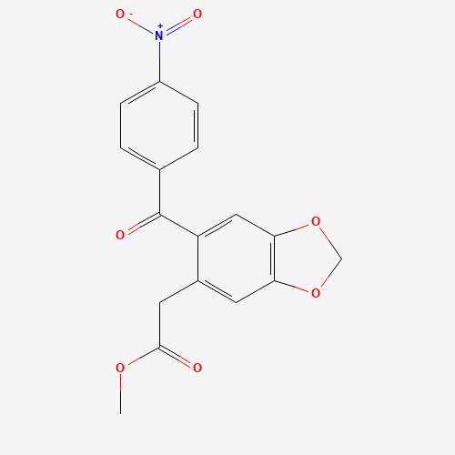 197369-14-5 6-(4-Nitrobenzoyl)-1,3-benzodioxole-5-acetic Acid Methyl Ester chemical structure