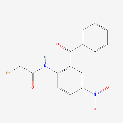 2011-70-3 5-Nitro-2-(bromoacetamido)benzophenone chemical structure