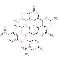 69948-03-4 p-Nitrophenyl b-D-Cellobioside Heptacetate chemical structure