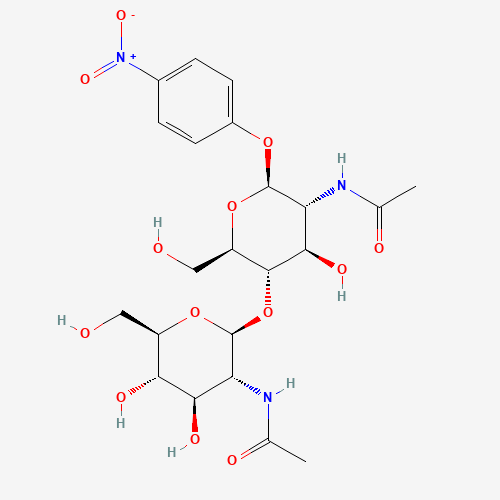 7284-16-4 4-Nitrophenyl N,N-Diacetyl-b-D-chitobioside chemical structure