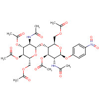 7284-19-7 1-(4-Nitrophenyl)-N,N'-Diacetyl-3,6,3',4',6'-penta-O-acetylchitobioside chemical structure
