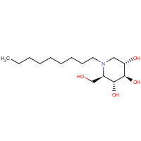 81117-35-3 N-(n-Nonyl)deoxynojirimycin chemical structure