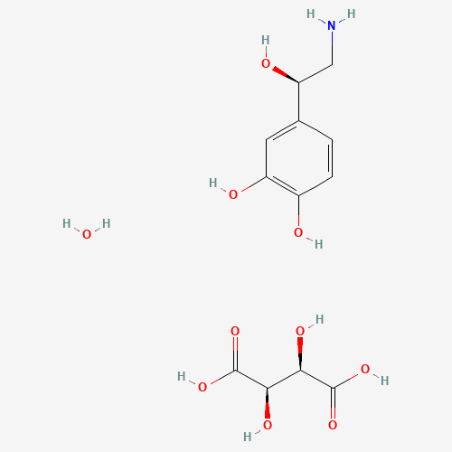 108341-18-0 L-Norepinephrine Hydrogen L-Tartrate Monohydrate chemical structure