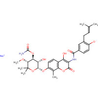 1476-53-5 Novobiocin Sodium Salt chemical structure