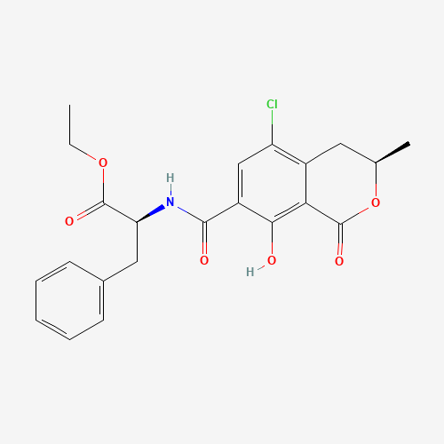 4865-85-4 Ochratoxin C chemical structure