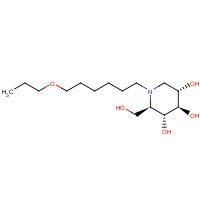 160632-05-3 N-(7-Oxadecyl)deoxynojirimycin chemical structure