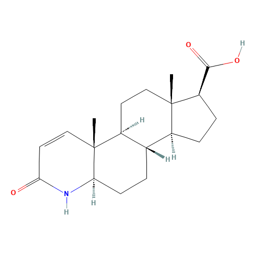 104239-97-6 3-Oxo-4-aza-5a-androst-1-ene-17b-carboxylic Acid chemical structure