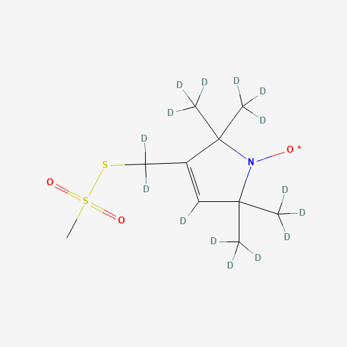 384342-57-8 (1-Oxyl-2,2,5,5-tetramethyl-?3-pyrroline-3-methyl) Methanethiosulfonate-d15 chemical structure