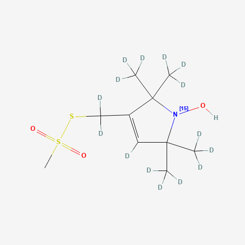 384342-58-9 (1-Oxyl-2,2,5,5-tetramethyl-?3-pyrroline-3-methyl) Methanethiosulfonate-15N,d15 chemical structure