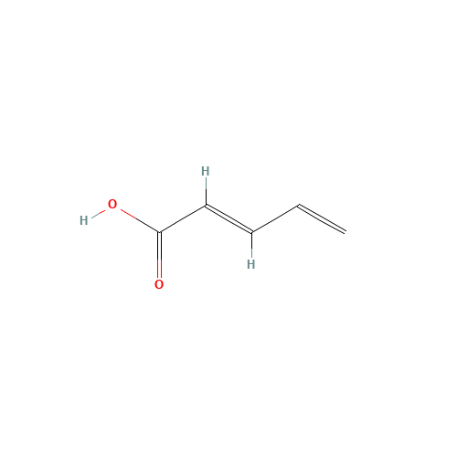 21651-12-7 (2E)-2,4-Pentadienoic Acid chemical structure