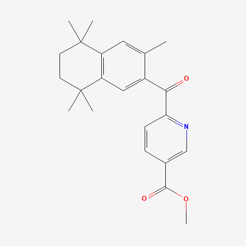 153559-92-3 6-[(3,5,5,8,8-Pentamethyl-5,6,7,8-tetrahydronaphthalen-2-yl)carbonyl chemical structure